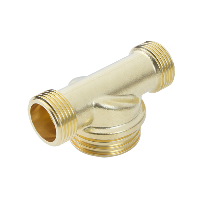 Brass forging + three-way valve body + brass valve body