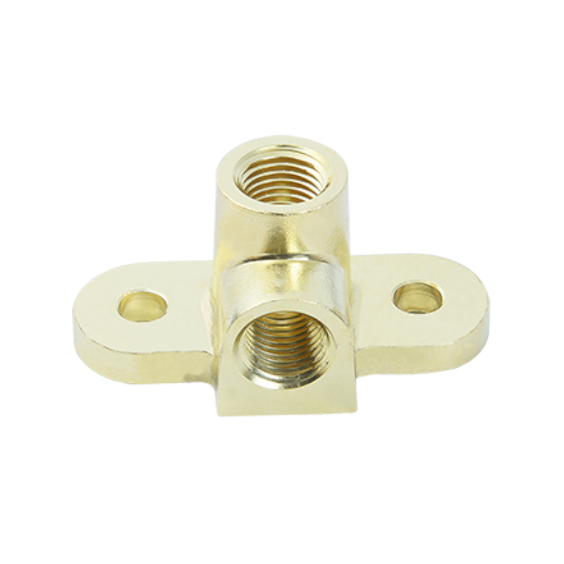 Brass forging + 90° copper joint + brass joint