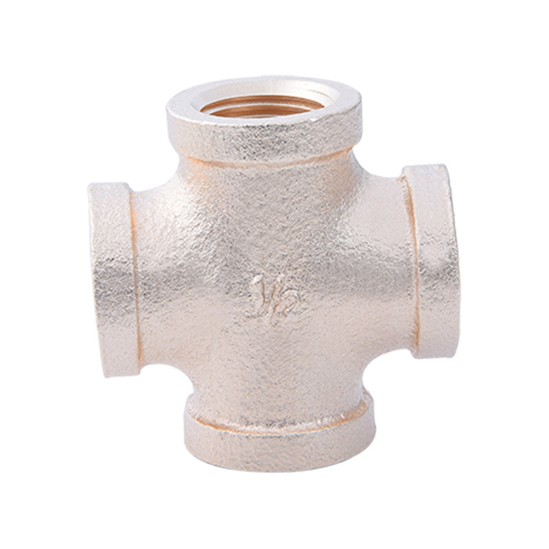Bronze casting + four-way valve body + bronze valve body